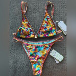 Floral Multicolor Bikini Set